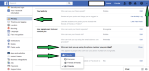facebook phone number search